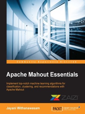cover image of Apache Mahout Essentials